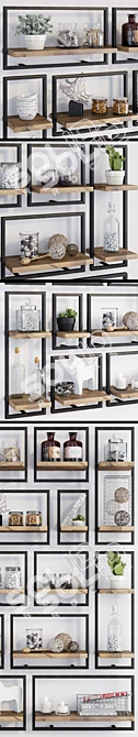 Teak Loft Shelf - d-Bodhi Shelfmate 3D model image 2