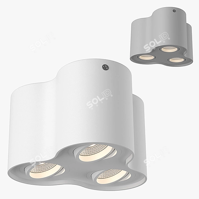 Binoco Lightstar 052036/052039: Stylish and Versatile Lighting Solution 3D model image 1