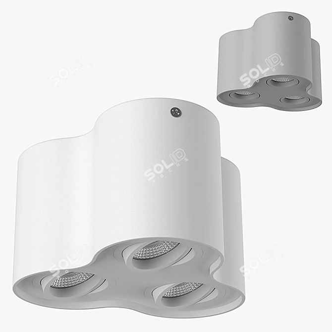 Binoco Lightstar 052036/052039: Stylish and Versatile Lighting Solution 3D model image 2