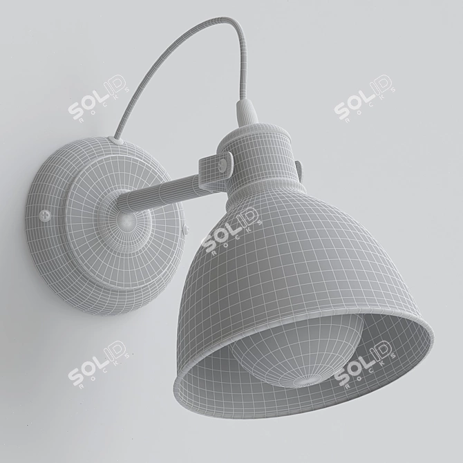 Priddy Square Tile 215mm 3D model image 2