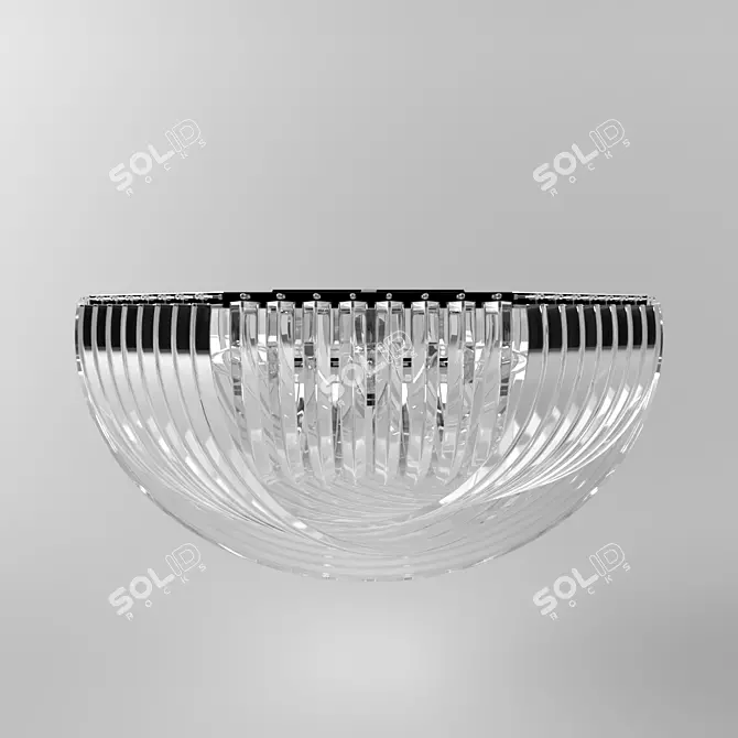 Elegant Hyeres Ceiling Lamp 3D model image 1