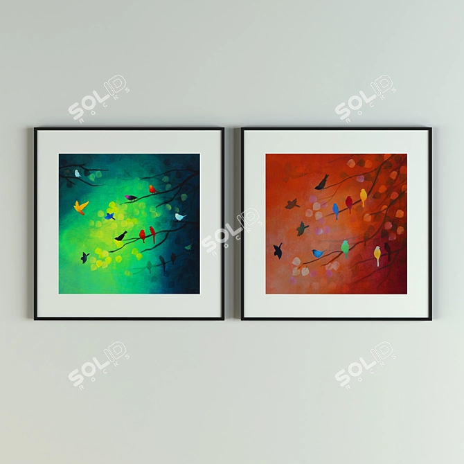 3ds Max Paintings Collection 3D model image 1