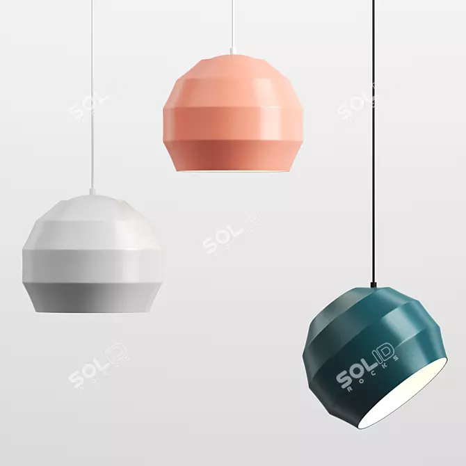 Pitch Pendant Lamp: Vitamin Power 3D model image 1