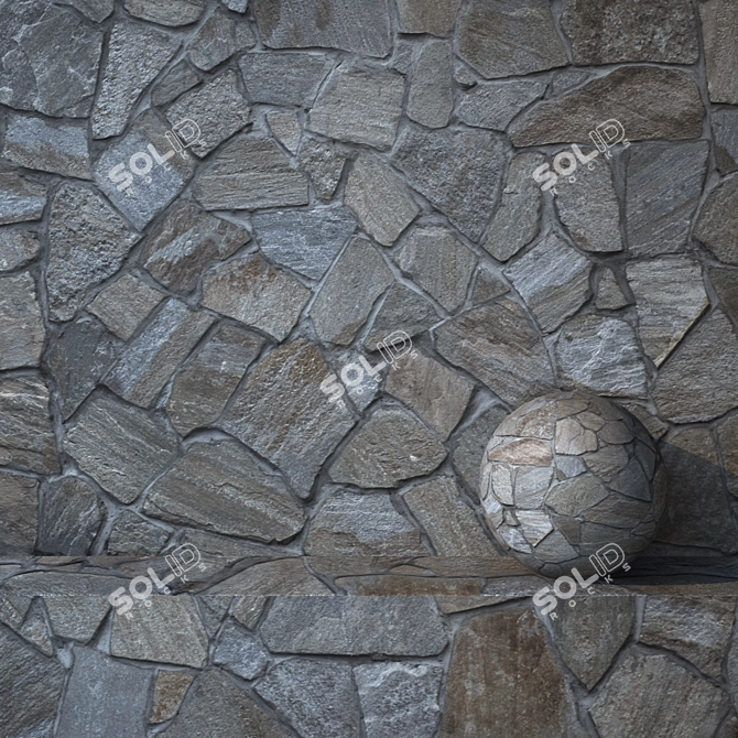 Ethereal Stone Texture 3D model image 1