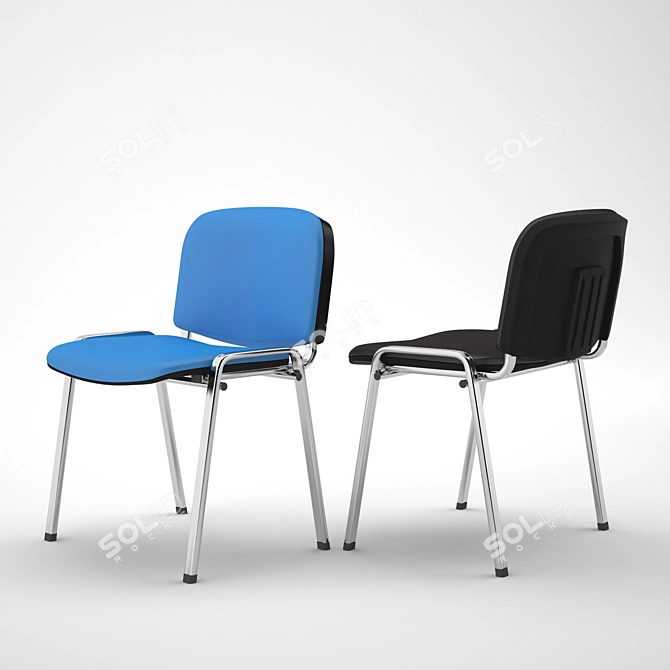 ErgoLuxe: Comfortable Office Chairs 3D model image 2