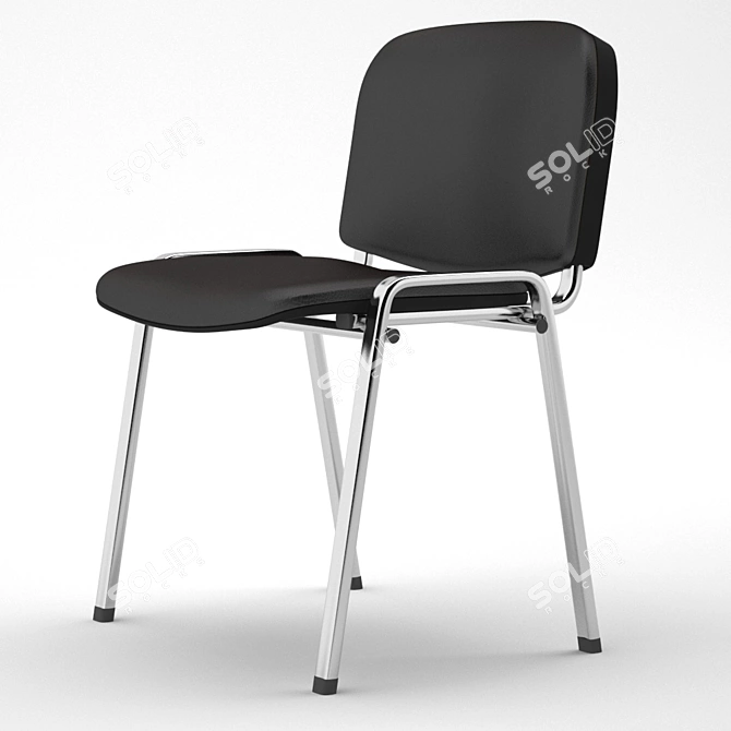 ErgoLuxe: Comfortable Office Chairs 3D model image 3