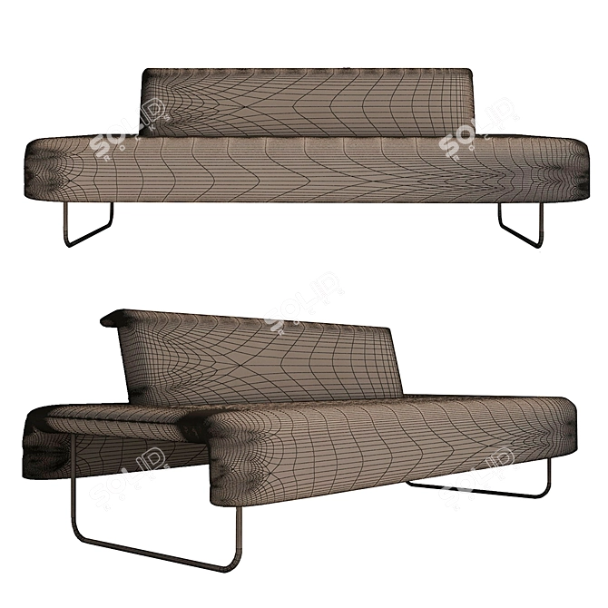 Italian Cloud Sofa 3D model image 2