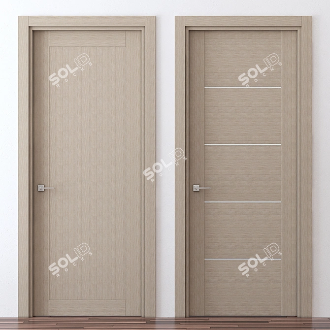 FL Collection: 3D Model with 800x2100 Panel Size 3D model image 1