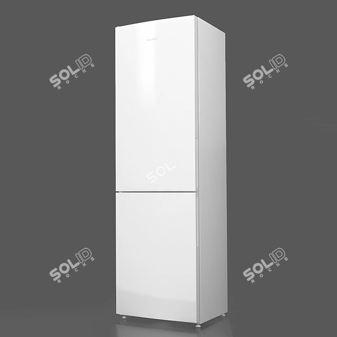 Title: ATLANT ADVANCE 4624: Spacious & Stylish Refrigerator 3D model image 2