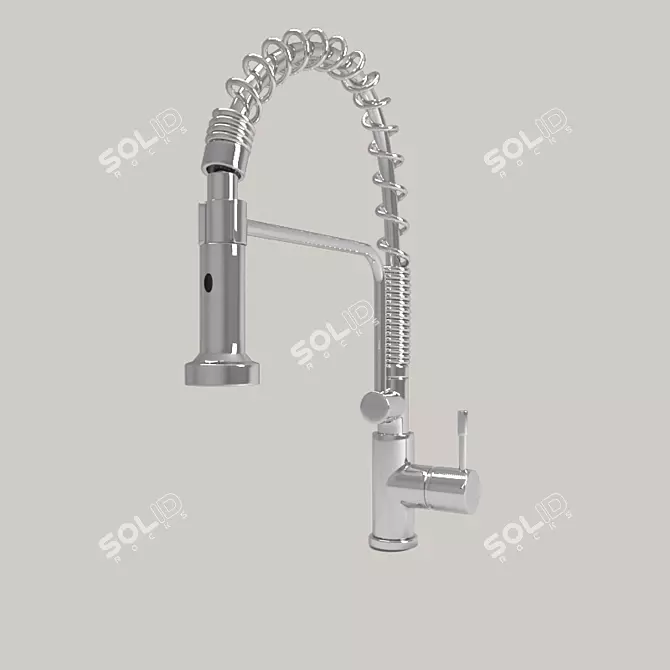 Stainless Steel Kitchen Mixer GF51-S 3D model image 1