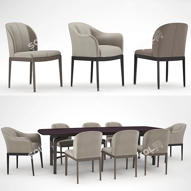 Giorgetti Basic Leather Jacket 3D model image 1