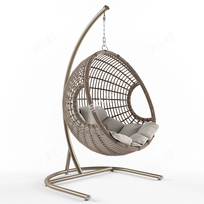 Palermo Rammus Pendant Chair - Ultimate Comfort 3D model image 1
