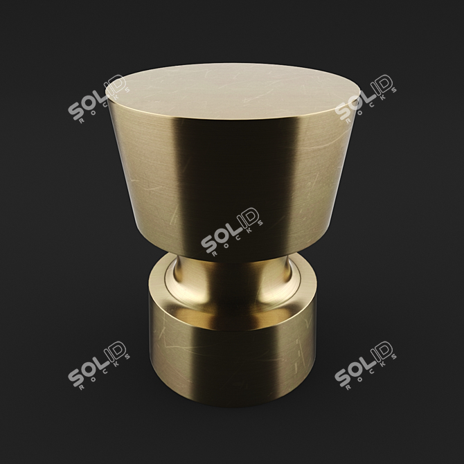 Modern Minimalist Side Table 3D model image 1