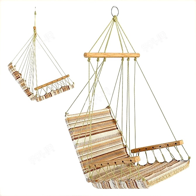  Cozy Greenhouse Hammock Chair 3D model image 1