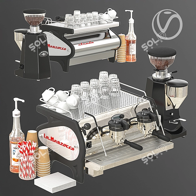 Ultimate Coffee Experience Set 3D model image 1