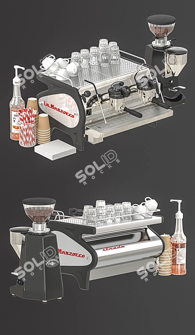 Ultimate Coffee Experience Set 3D model image 2