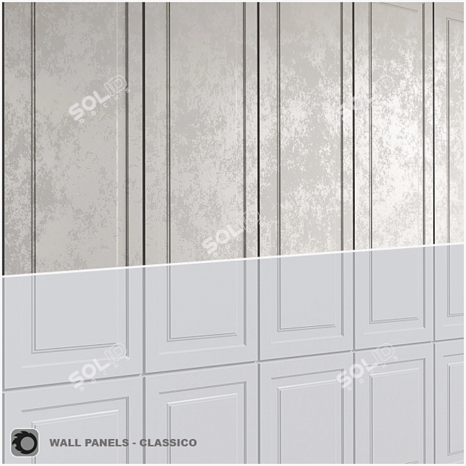 Leto Classico Wall Panels 3D model image 1