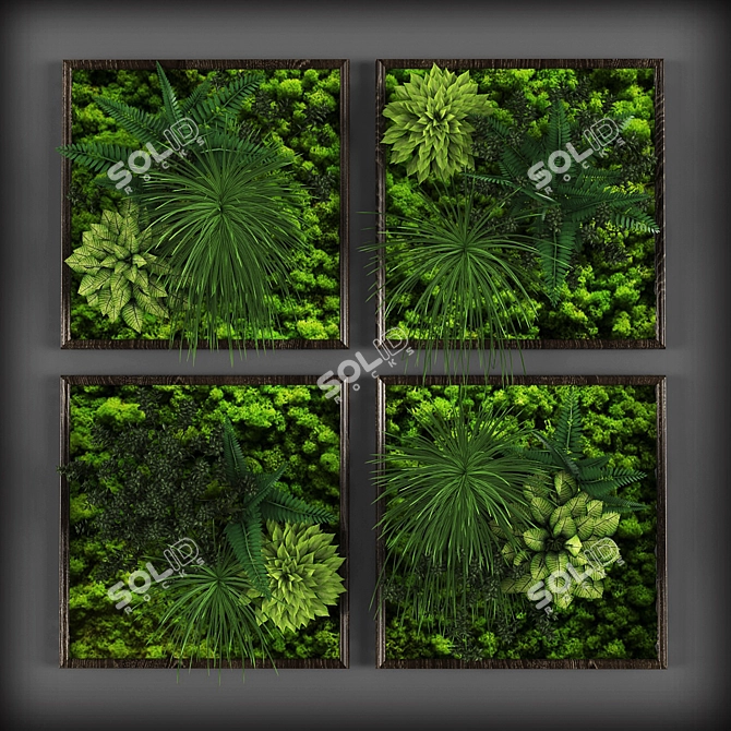 GreenWall - Vertical Gardening Solution 3D model image 1