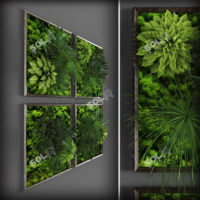 GreenWall - Vertical Gardening Solution 3D model image 2