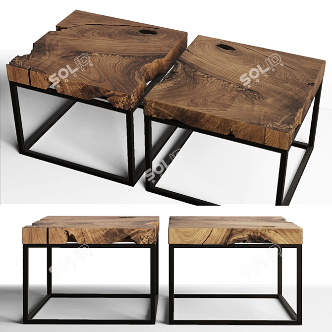 Formel Wood Wulan Coffee Table 3D model image 1