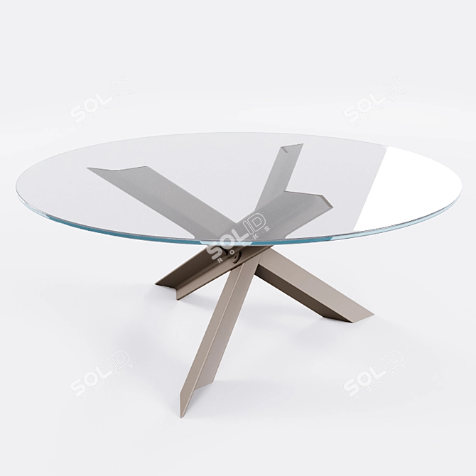 Sleek & Modern Bolt Table 3D model image 2