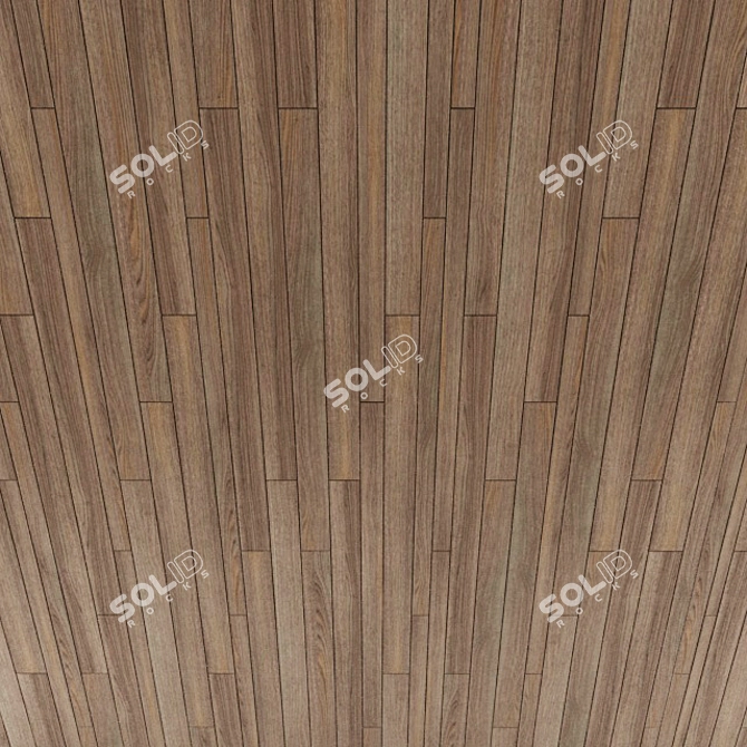 Premium Wood Boarding: 1500x60 & 1500x120mm 3D model image 3