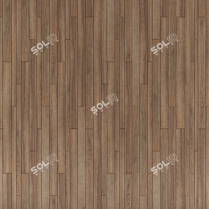 Premium Wood Boarding: 1500x60 & 1500x120mm 3D model image 1