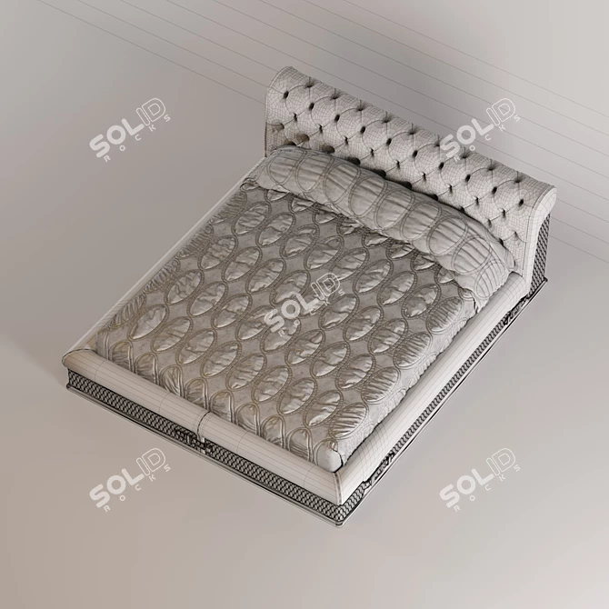 Luxury Bed Visionnaire Chester 3D model image 2