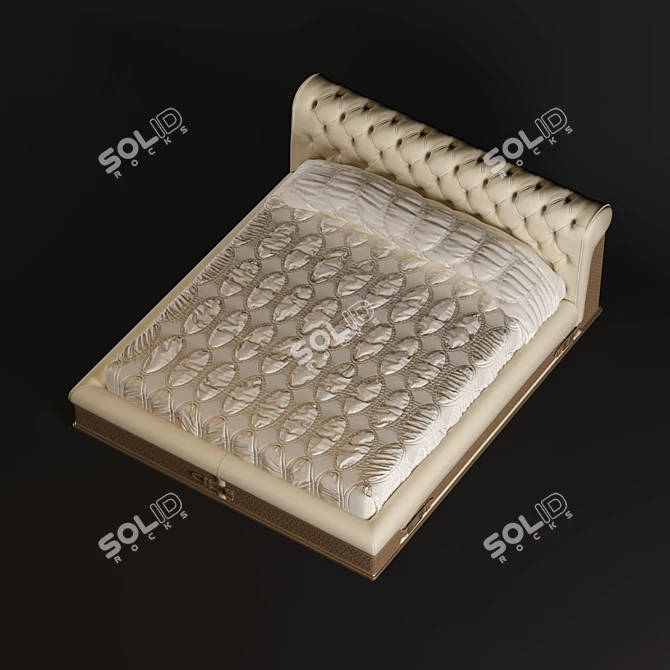 Luxury Bed Visionnaire Chester 3D model image 3