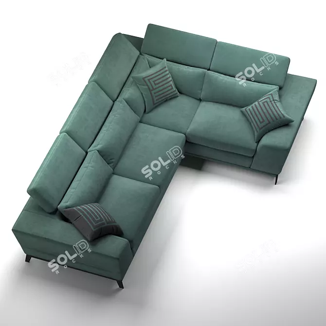 Estelio Boomer Modular Sofa 3D model image 2