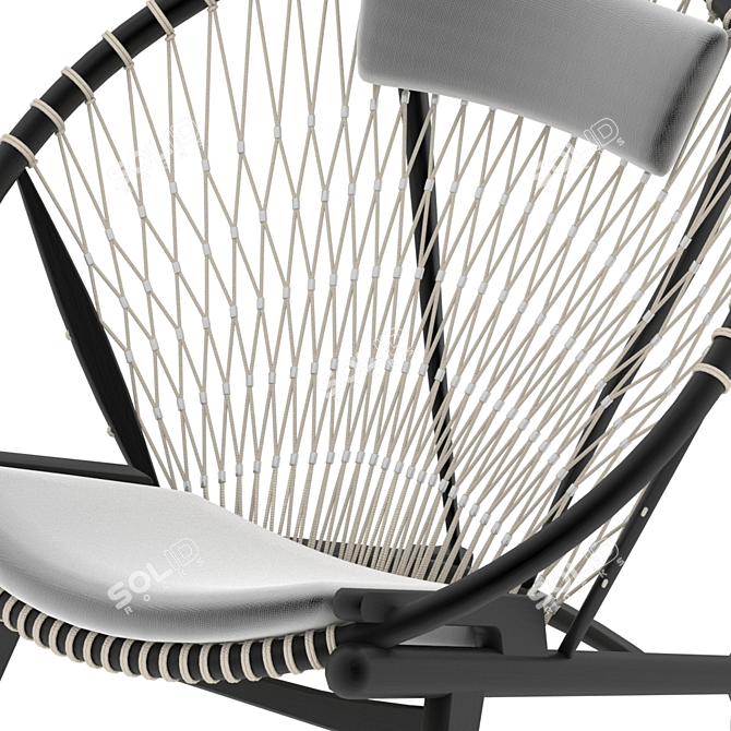 PP130 Circle Chair - Modern Elegance 3D model image 2
