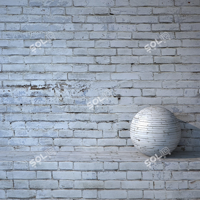 Seamless Brick Texture 4000x6000 3D model image 1