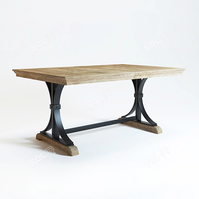 Realm Dining Table by Secret De Maison 3D model image 1