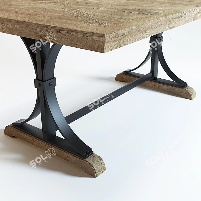 Realm Dining Table by Secret De Maison 3D model image 2