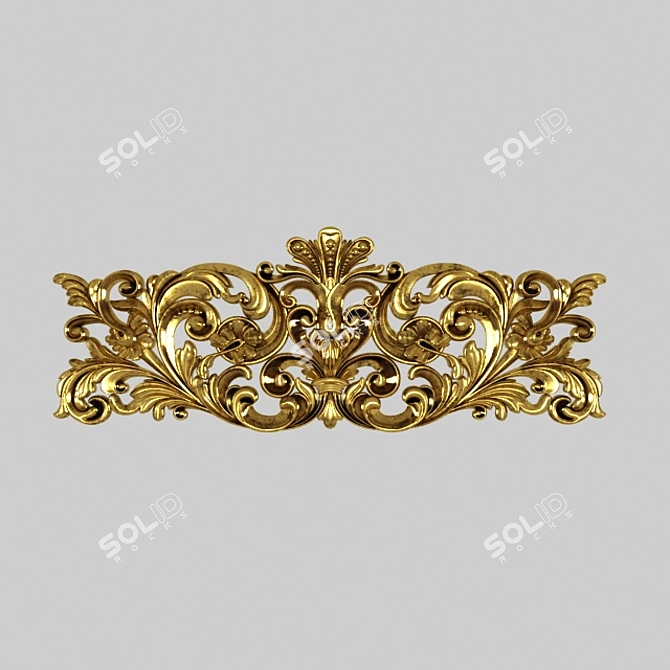 Exquisite Decorative Cotton: A Perfect Wall Décor 3D model image 1