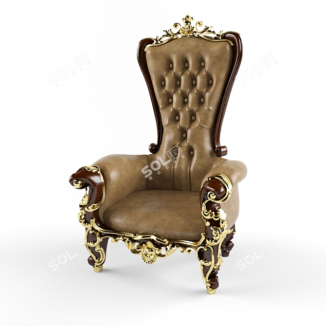 Elegant French Baroque Throne
(Note: 3dsmax 2013 and Vray do not need to be included in the title as 3D model image 2