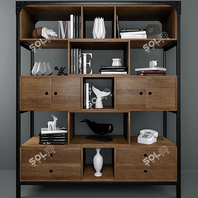 Elegant Home Decor Set 3D model image 1