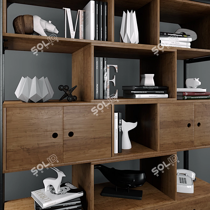 Elegant Home Decor Set 3D model image 2