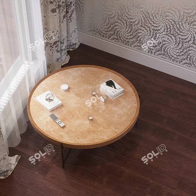 Modern Coffee Table: Macchiato Collection 3D model image 3