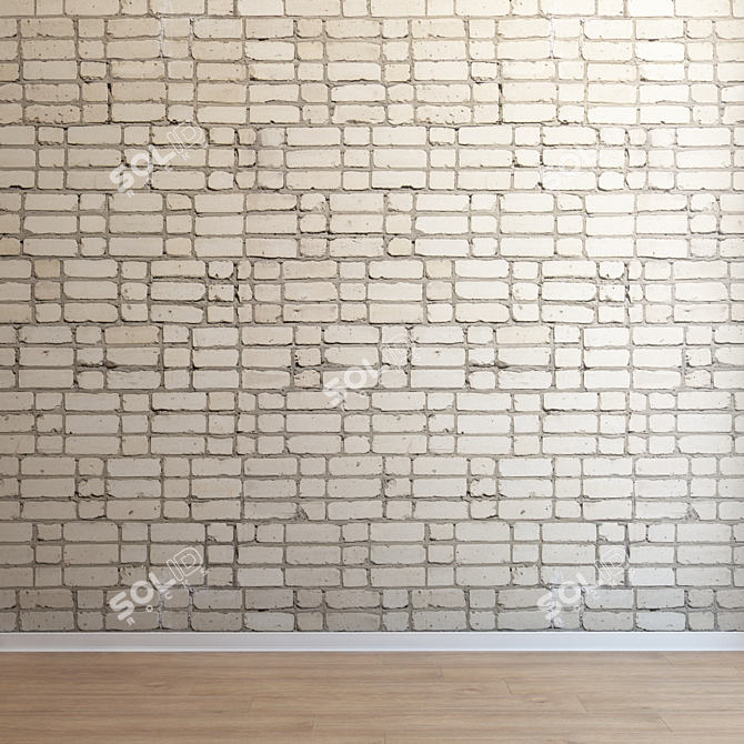 Seamless Brickwork: Ultra HD Quality 3D model image 3