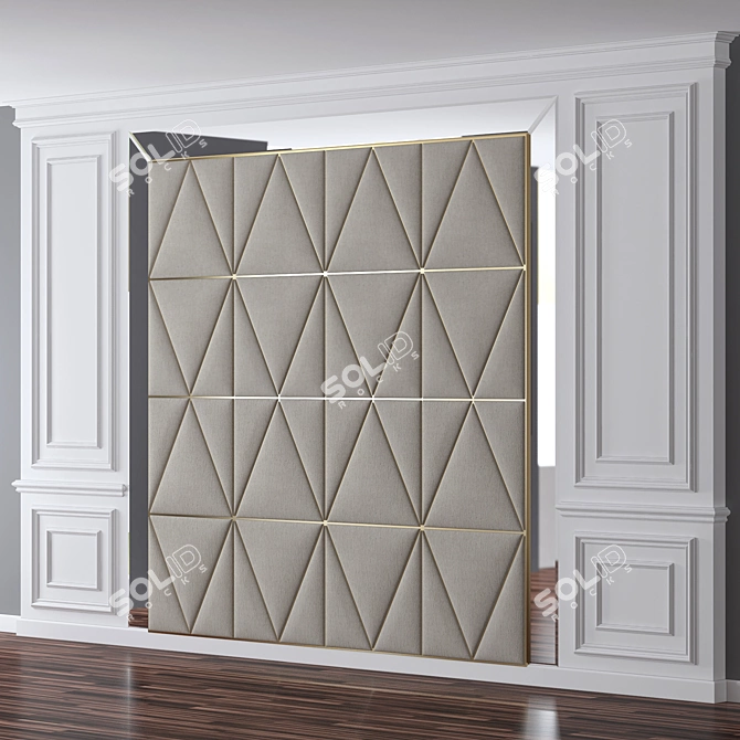3DMax 2013 Wall Decor 3D model image 1