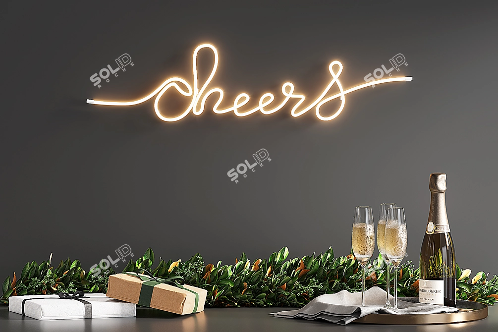 Elegant Joh Rug - 2000x3000mm 3D model image 15