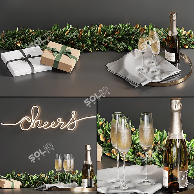 Elegant Joh Rug - 2000x3000mm 3D model image 19