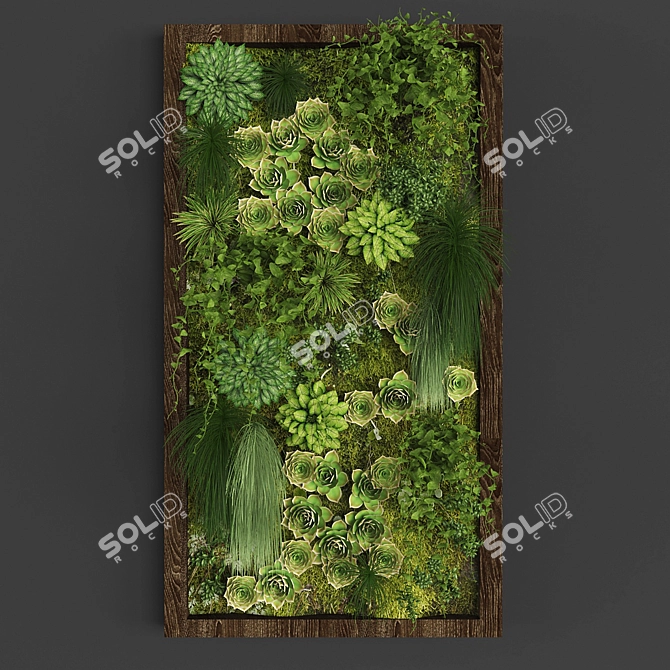 Vertical Green Wall Kit 3D model image 1