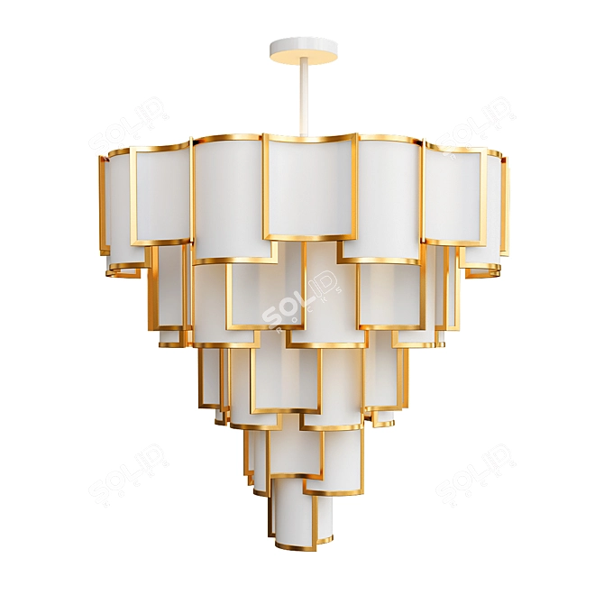 Elegant Illumination Shades 3D model image 1