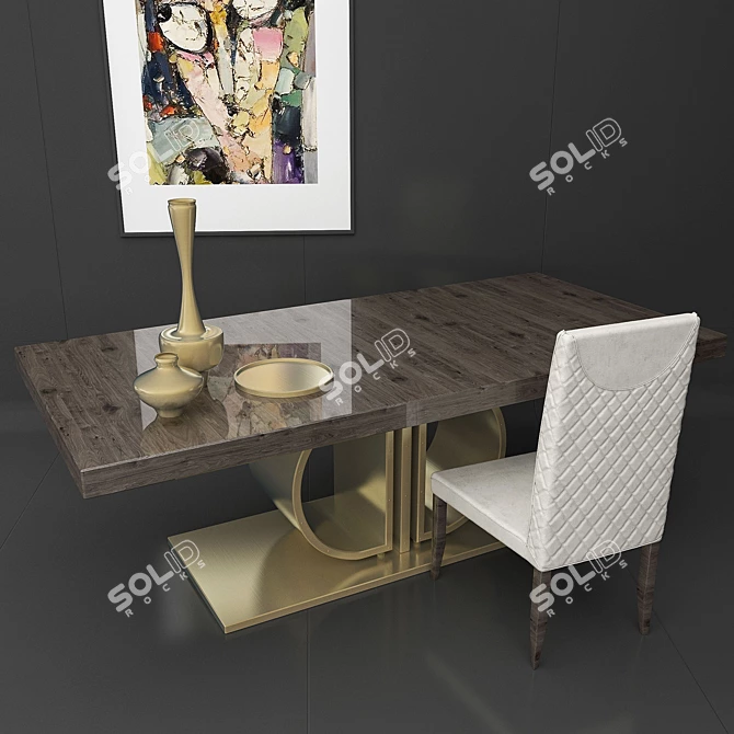 Monogram Dining Room Collection 3D model image 3