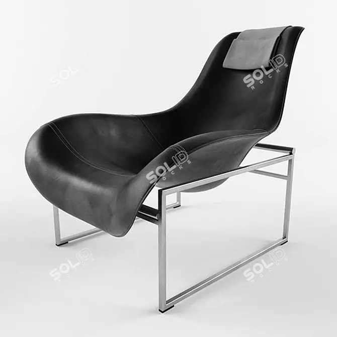 BB Italia Mart Citterio Armchair: Timeless Elegance 3D model image 1