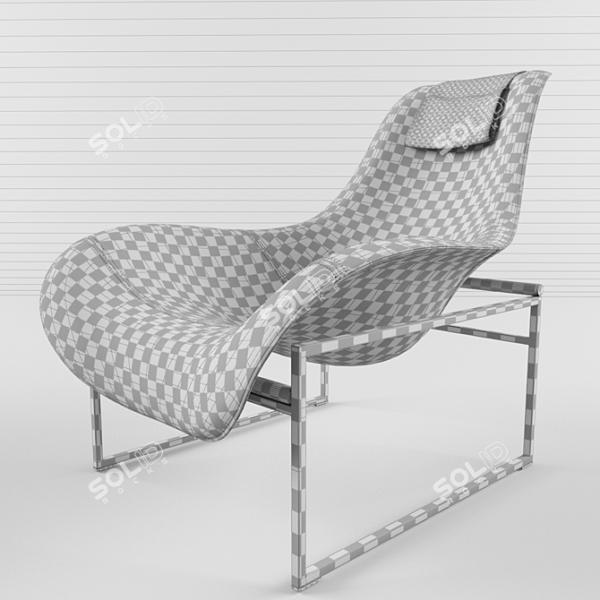 BB Italia Mart Citterio Armchair: Timeless Elegance 3D model image 3