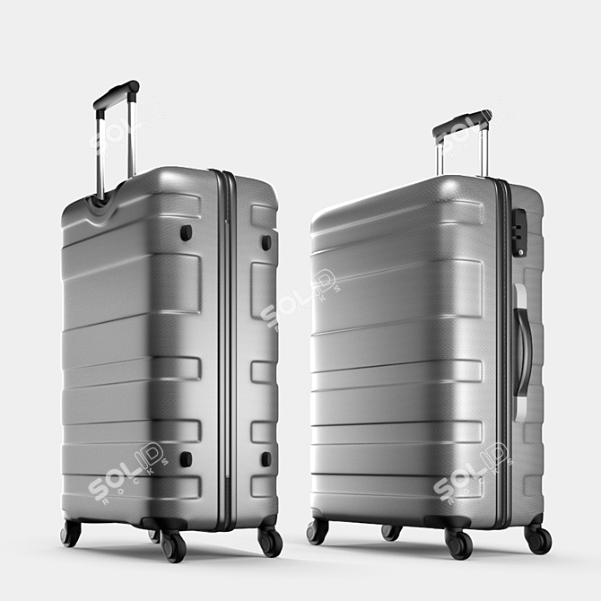 Stylish Pasadena 77cm Suitcase 3D model image 1