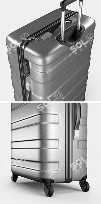 Stylish Pasadena 77cm Suitcase 3D model image 2